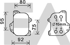 EACLIMA 37G77026 - Масляний радіатор, рухове масло autocars.com.ua