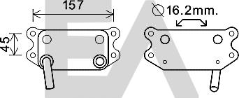 EACLIMA 37G78003 - Масляний радіатор, рухове масло autocars.com.ua
