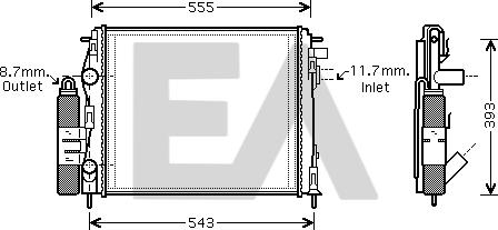 EACLIMA 38F60001 - Модуль охолодження autocars.com.ua