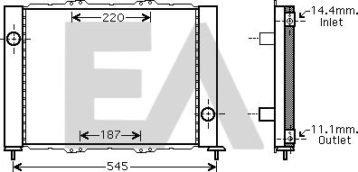 EACLIMA 38F60002 - Модуль охолодження autocars.com.ua
