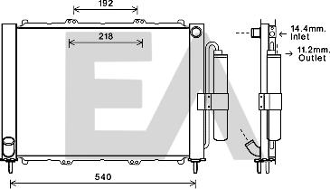EACLIMA 38F60004 - Модуль охолодження autocars.com.ua
