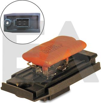 EACLIMA 41R0136 - Опір, реле, вентилятор салону autocars.com.ua