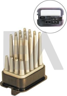 EACLIMA 41R0202 - Опір, реле, вентилятор салону autocars.com.ua