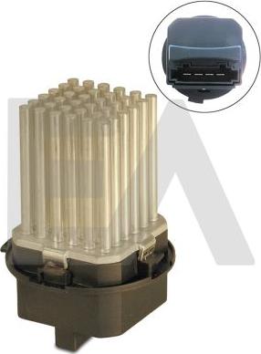 EACLIMA 41R0227 - Опір, реле, вентилятор салону autocars.com.ua