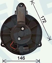 EACLIMA 42A02014 - Електродвигун, вентиляція салону autocars.com.ua