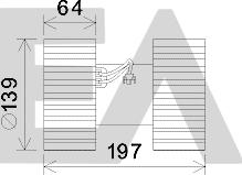 EACLIMA 42A07008 - Електродвигун, вентиляція салону autocars.com.ua