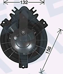 EACLIMA 42A07017 - Електродвигун, вентиляція салону autocars.com.ua