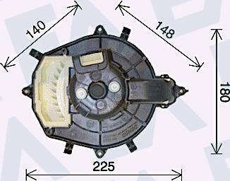 EACLIMA 42A10028 - Електродвигун, вентиляція салону autocars.com.ua