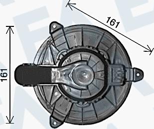EACLIMA 42A22024 - Електродвигун, вентиляція салону autocars.com.ua