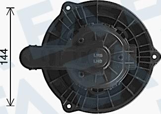 EACLIMA 42A28031 - Електродвигун, вентиляція салону autocars.com.ua