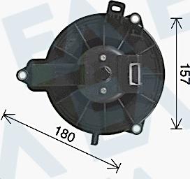 EACLIMA 42A30001 - Електродвигун, вентиляція салону autocars.com.ua