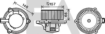 EACLIMA 42A36014 - Електродвигун, вентиляція салону autocars.com.ua