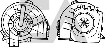 EACLIMA 42A54002 - Електродвигун, вентиляція салону autocars.com.ua