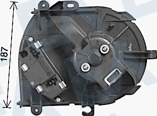 EACLIMA 42A55025 - Електродвигун, вентиляція салону autocars.com.ua