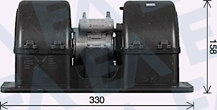 EACLIMA 42A59002 - Електродвигун, вентиляція салону autocars.com.ua