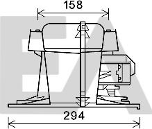 EACLIMA 42A60002 - Електродвигун, вентиляція салону autocars.com.ua