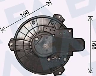 EACLIMA 42A71004 - Електродвигун, вентиляція салону autocars.com.ua