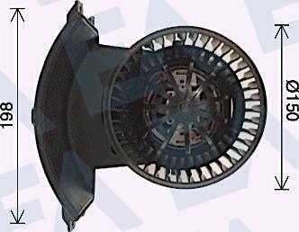 EACLIMA 42A77015 - Електродвигун, вентиляція салону autocars.com.ua