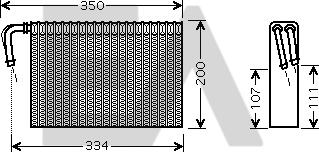 EACLIMA 43B07004 - Випарник, кондиціонер autocars.com.ua
