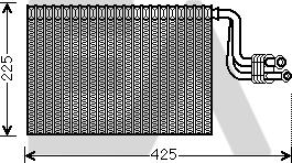 EACLIMA 43B07005 - Випарник, кондиціонер autocars.com.ua