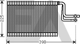 EACLIMA 43B07006 - Випарник, кондиціонер autocars.com.ua