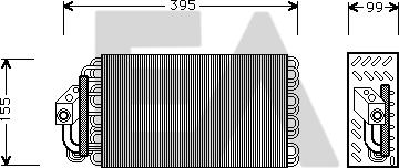 EACLIMA 43B07013 - Випарник, кондиціонер autocars.com.ua