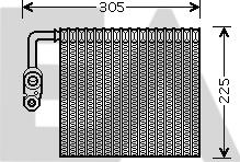 EACLIMA 43B22014 - Випарник, кондиціонер autocars.com.ua