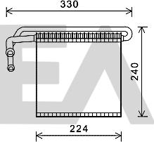 EACLIMA 43B22018 - Випарник, кондиціонер autocars.com.ua