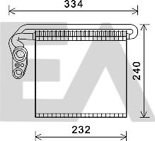 EACLIMA 43B22019 - Випарник, кондиціонер autocars.com.ua