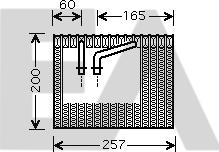 EACLIMA 43B25005 - Випарник, кондиціонер autocars.com.ua