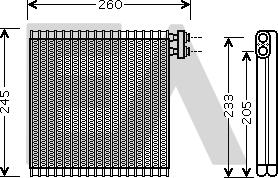 EACLIMA 43B52001 - Випарник, кондиціонер autocars.com.ua