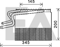 EACLIMA 43B60007 - Випарник, кондиціонер autocars.com.ua
