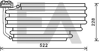 EACLIMA 43B63001 - Випарник, кондиціонер autocars.com.ua