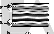 EACLIMA 45C02009 - Теплообмінник, опалення салону autocars.com.ua