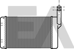 EACLIMA 45C07005 - Теплообмінник, опалення салону autocars.com.ua