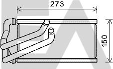 EACLIMA 45C12003 - Теплообмінник, опалення салону autocars.com.ua