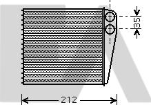 EACLIMA 45C18010 - Теплообмінник, опалення салону autocars.com.ua