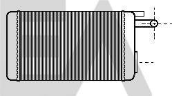 EACLIMA 45C25014 - Теплообмінник, опалення салону autocars.com.ua