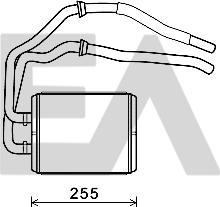 EACLIMA 45C30010 - Теплообмінник, опалення салону autocars.com.ua