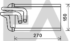 EACLIMA 45C33001 - Теплообмінник, опалення салону autocars.com.ua