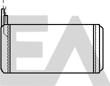 EACLIMA 45C40001 - Теплообмінник, опалення салону autocars.com.ua