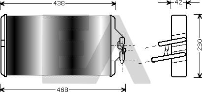 EACLIMA 45C45002 - Теплообмінник, опалення салону autocars.com.ua