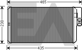 EACLIMA 45C45003 - Теплообмінник, опалення салону autocars.com.ua