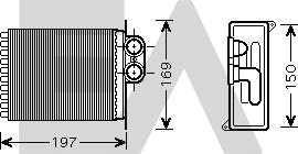 EACLIMA 45C50022 - Теплообмінник, опалення салону autocars.com.ua