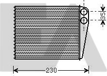 EACLIMA 45C50025 - Теплообмінник, опалення салону autocars.com.ua
