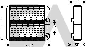 EACLIMA 45C51001 - Теплообмінник, опалення салону autocars.com.ua