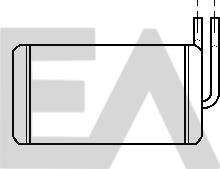 EACLIMA 45C54006 - Теплообмінник, опалення салону autocars.com.ua