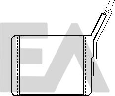EACLIMA 45C54013 - Теплообмінник, опалення салону autocars.com.ua