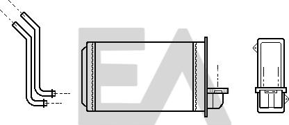 EACLIMA 45C55014 - Теплообмінник, опалення салону autocars.com.ua