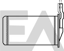 EACLIMA 45C60001 - Теплообмінник, опалення салону autocars.com.ua